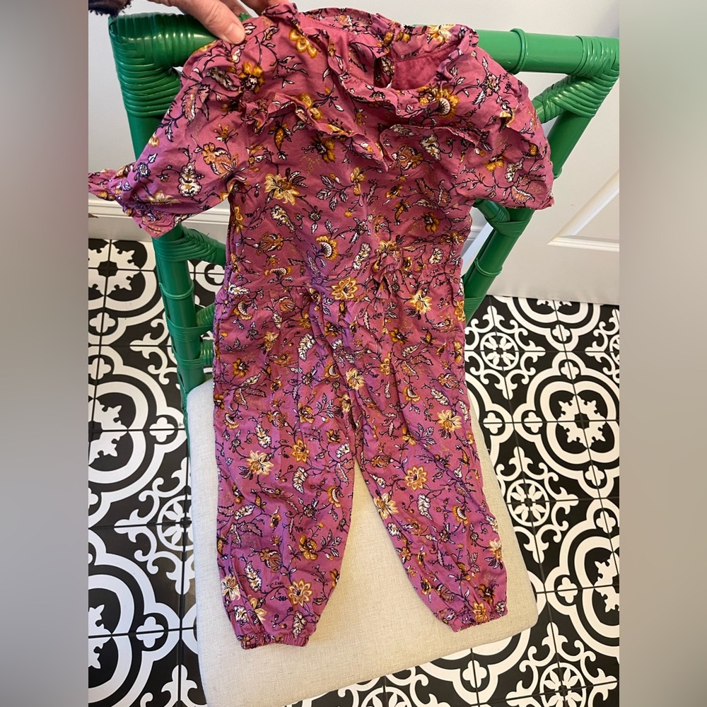 Janie and Jack purple/mauve jumpsuit size 4